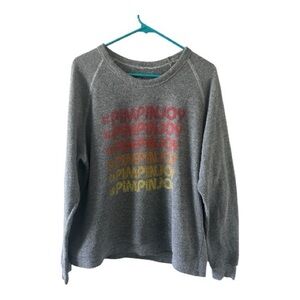 ✨ #PimpinJoy Long-Sleeve Graphic Top – Women’s XXL
